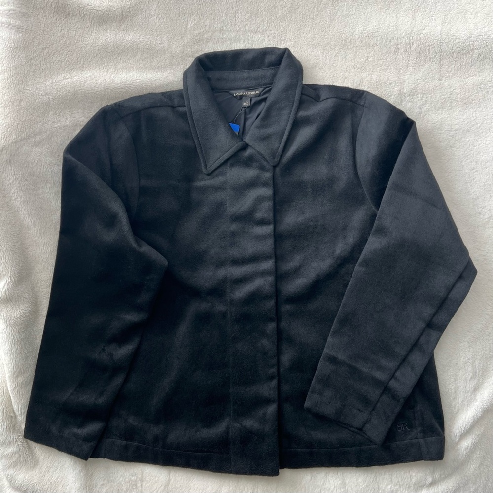 Banana Republic Black Pea Coat